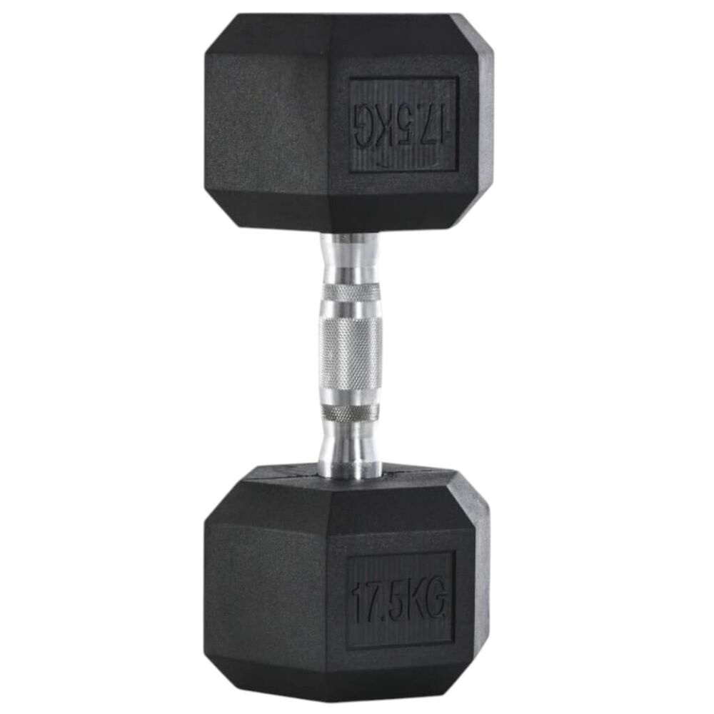Mancuerna Hexagonal Acero Recubierta Caucho 17.5 Kg image number 2.0