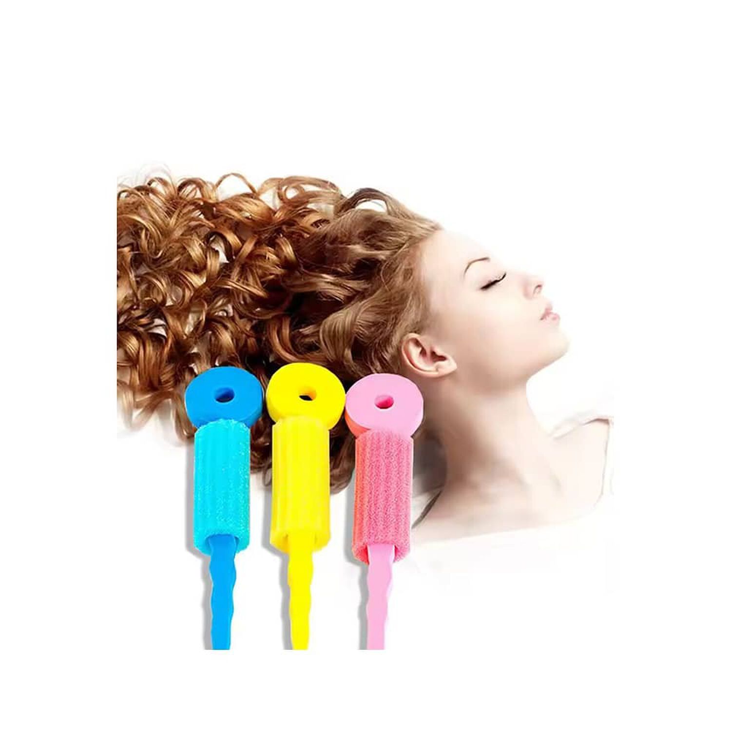 Set De 9 Rodillos De Esponja Suave Para Rizar El Cabello image number 1.0