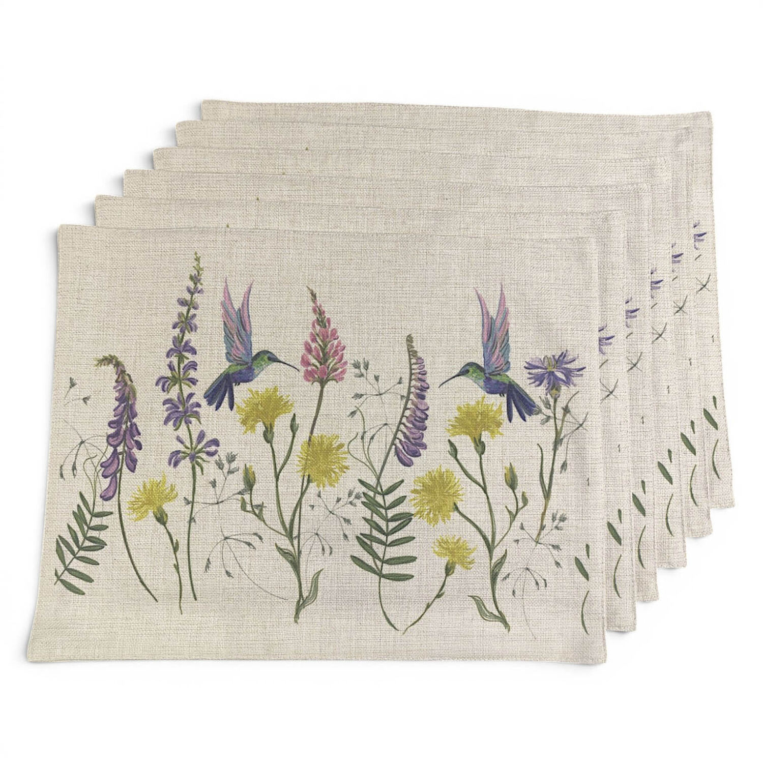 Set De 6 Individuales De Lino 35x45 Cm M25 image number 1.0