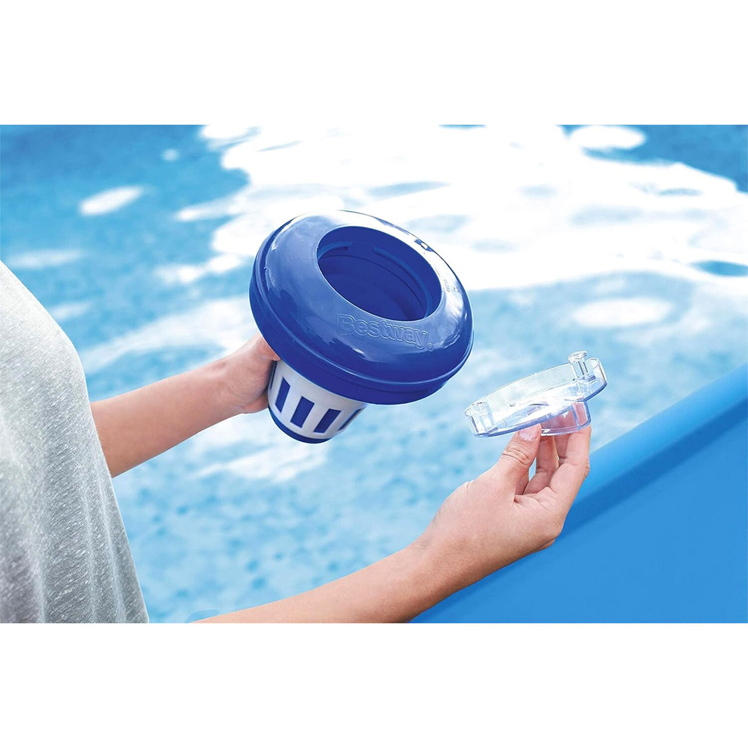 Bestway Porta Cloro Flotante Flowclear 16.5cm image number 1.0
