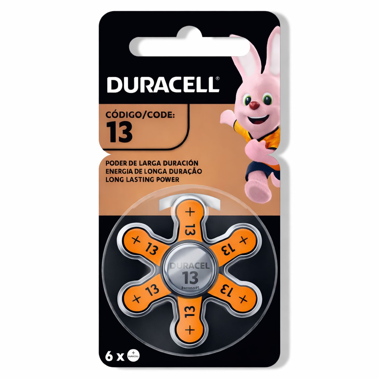 Pila Duracell 13 De Audiolog&iacute;a De Larga Duraci&oacute;n (pack De 6) image number 7.0