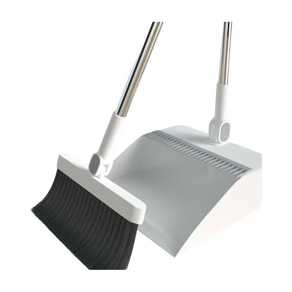 Set Escoba Y Pala Con Dientes Plegable Gira 180 Grados image number 0.0