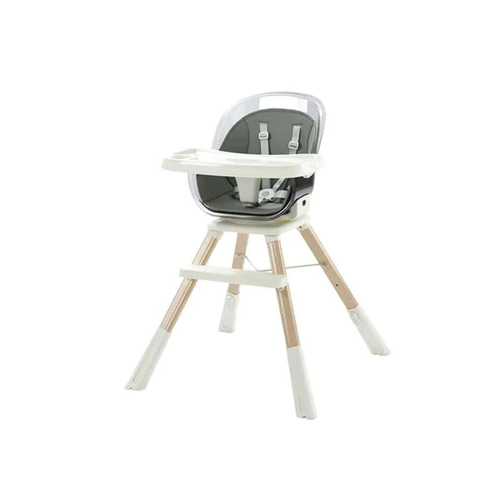 Silla De Comer Giratoria 360 Gris - Babymine image number 0.0