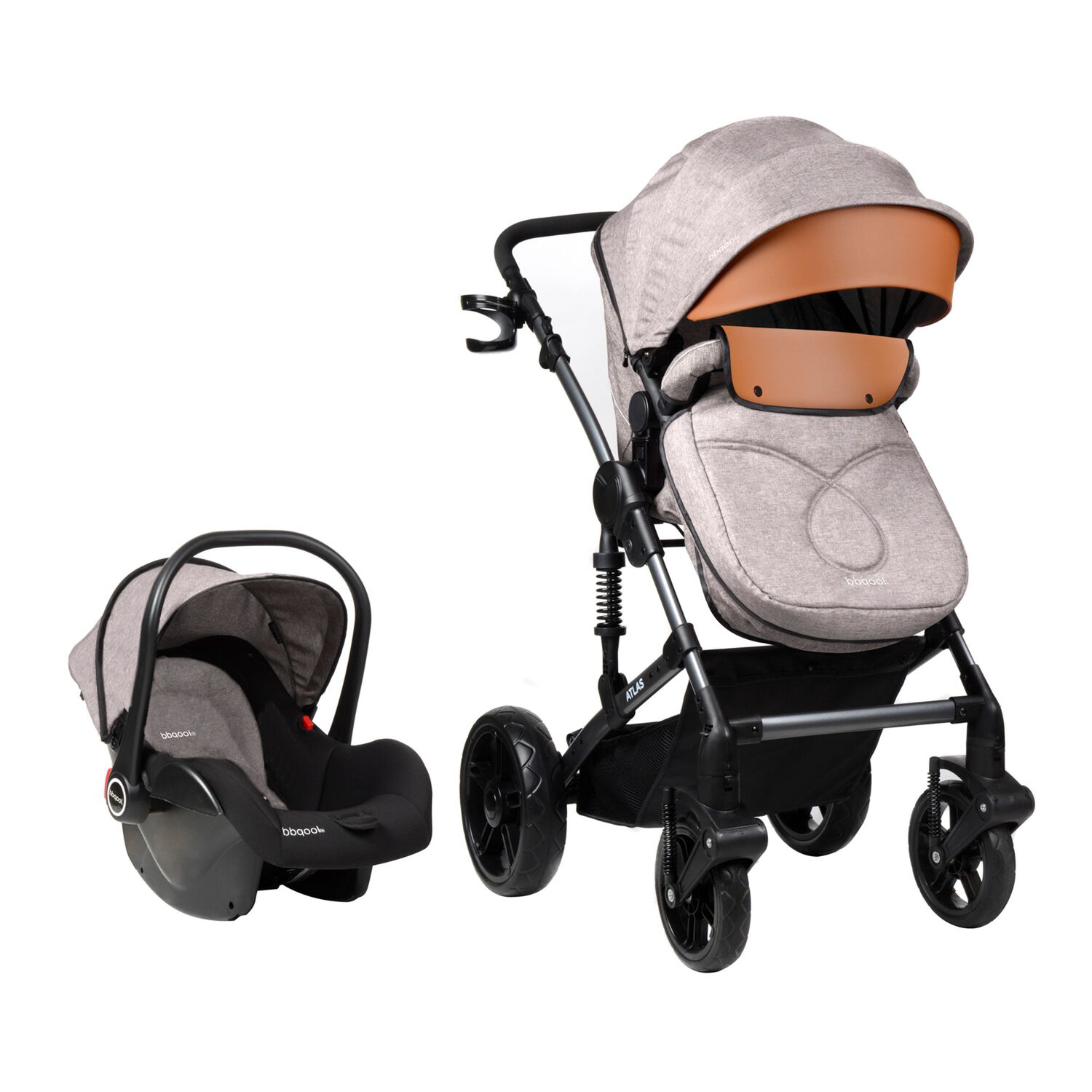 Coche Travel System Atlas Beige image number 1.0
