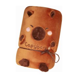 Manta De Felpa Capibara Suave Ligera 85 X 165 Cm