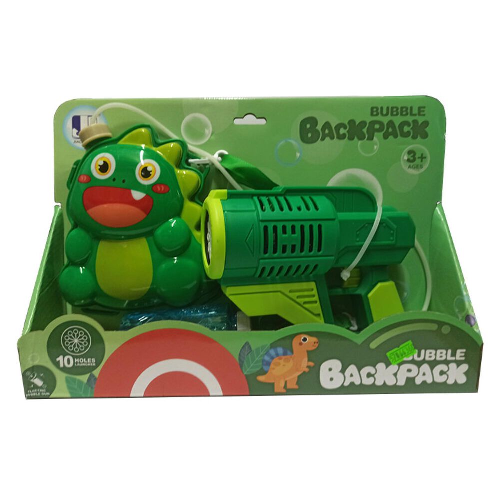 Juguete Lanza Agua Con Mochila Dinosaurio Verde Infantil image number 2.0