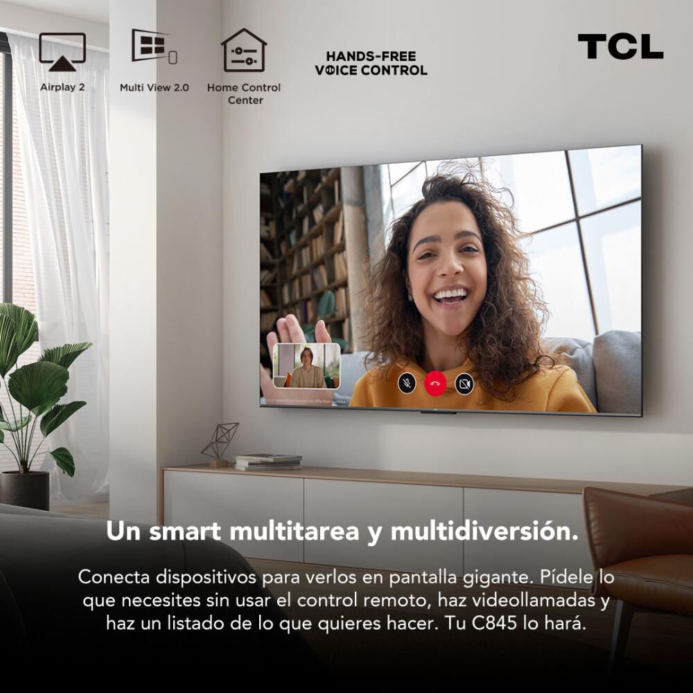 Miniled 55" TCL 55C845 / Ultra HD 4K / Smart TV image number 1.0