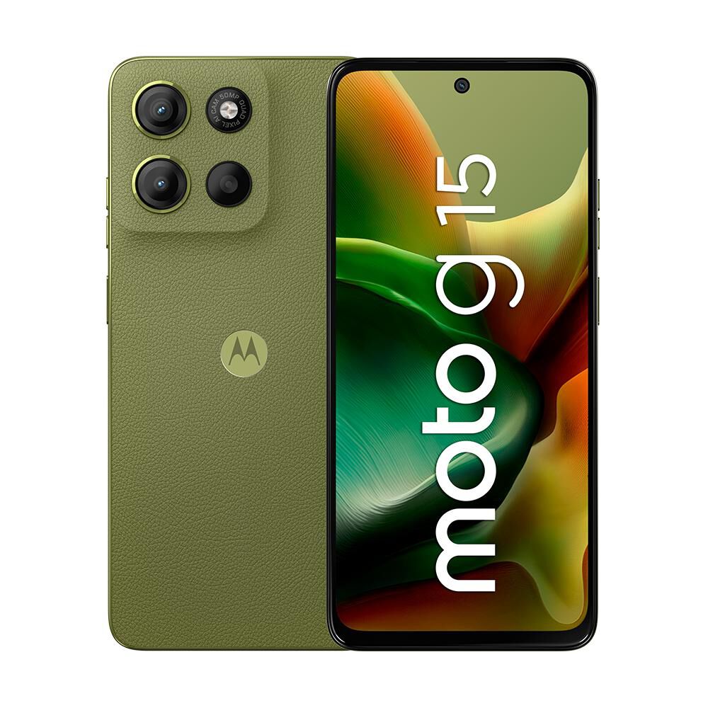 Smartphone Motorola Moto G15 / 128 GB / Verde / Liberado image number 0.0