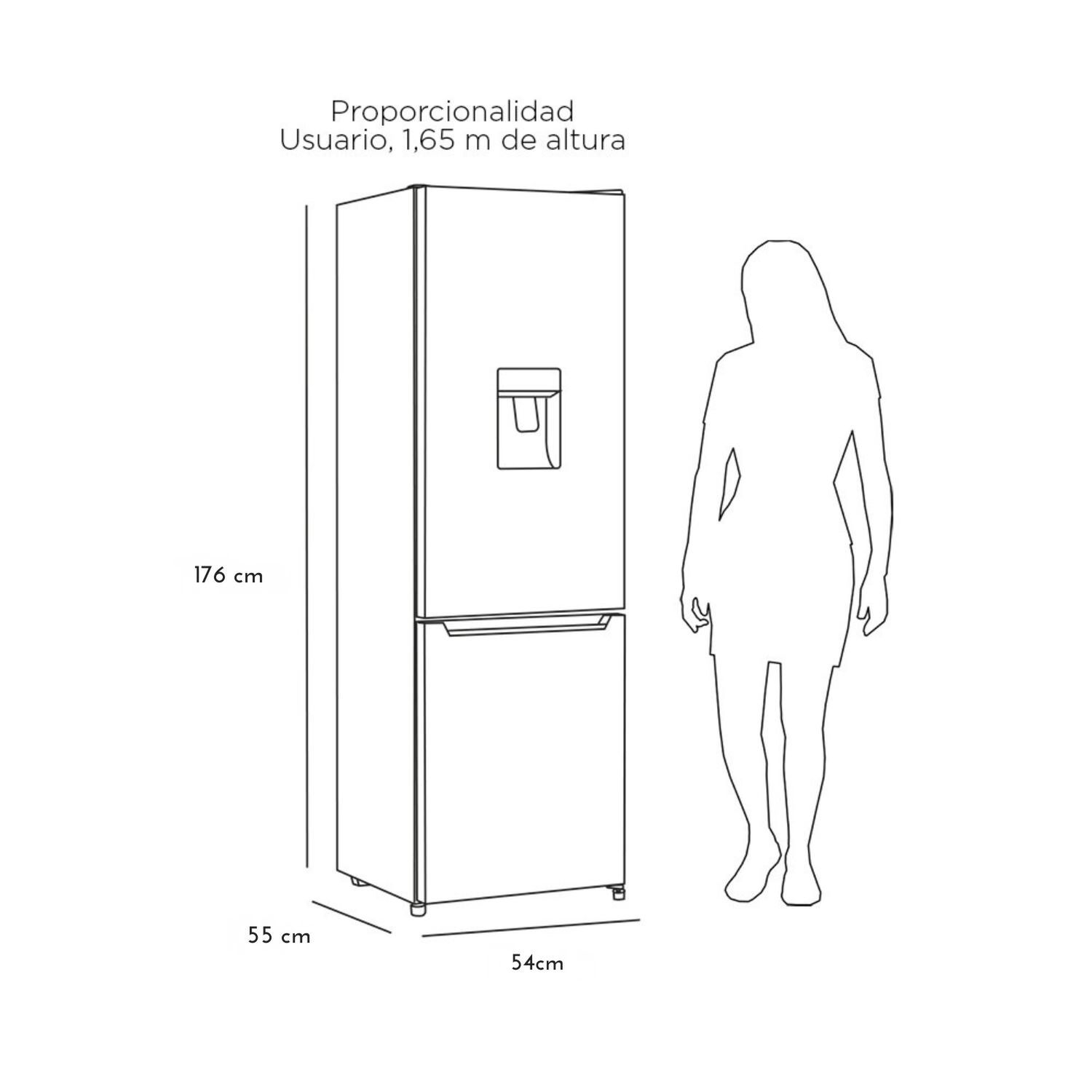 Refrigerador Bottom Freezer Frio Directo 262 Lts Lrb-270sdiw image number 10.0