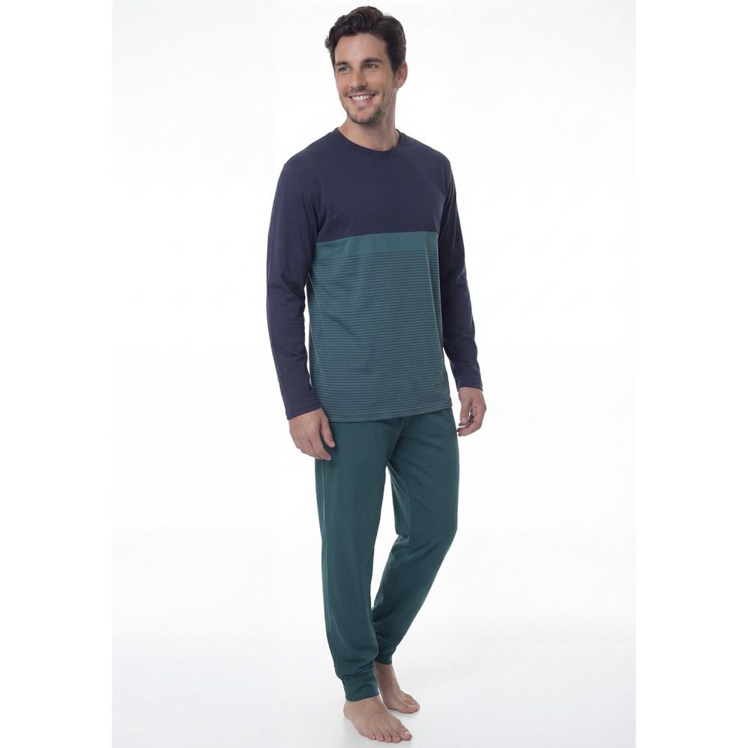 Pijama Largo Hombre Kayser / 2 Piezas image number 0.0
