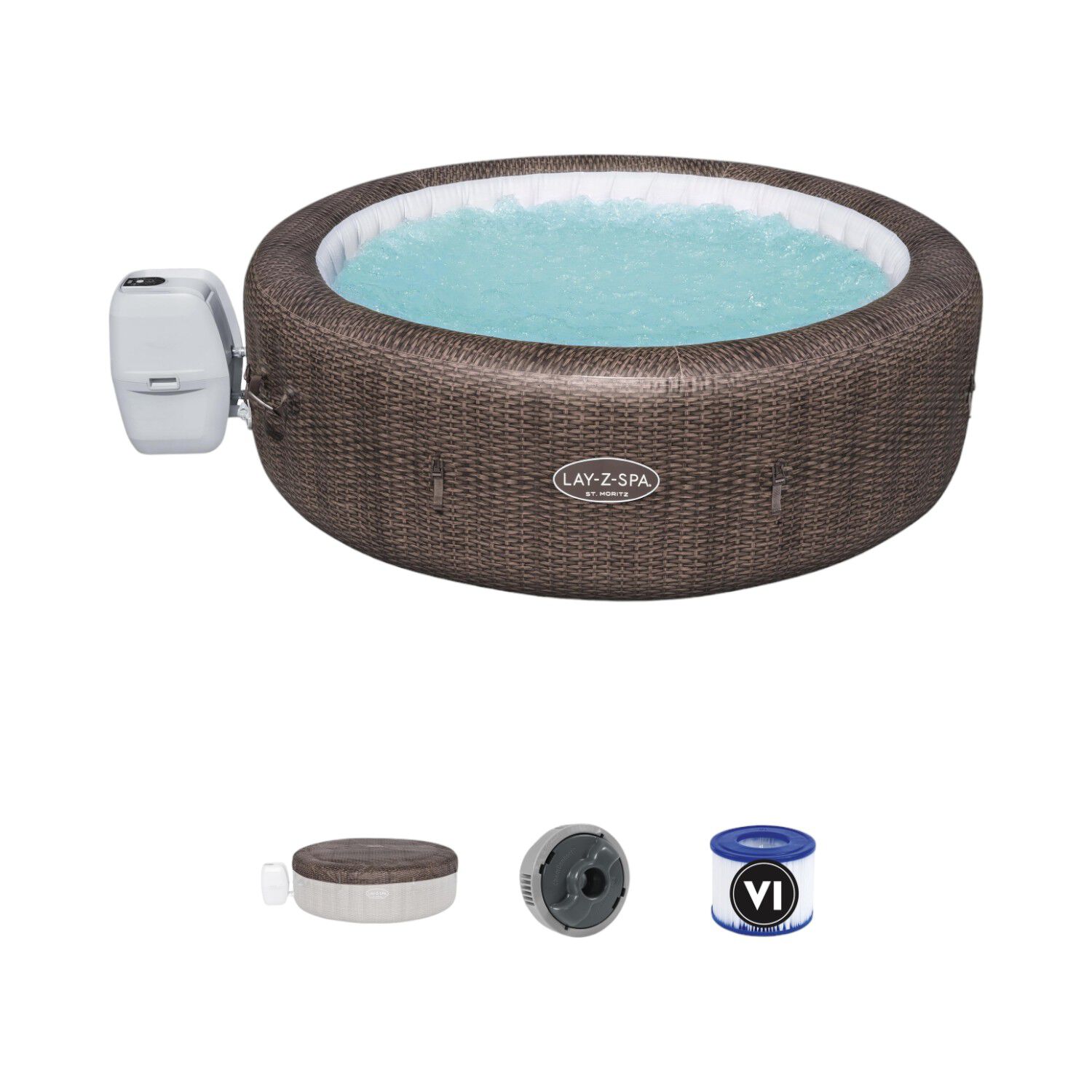 Hot Tub Spa Jacuzzi Inflable St. Moritz 7 Personas Bestway image number 2.0