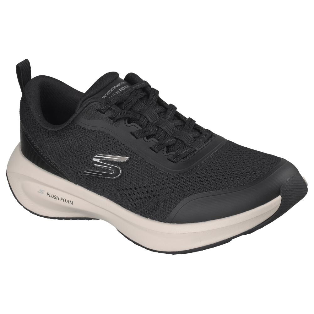 Zapatilla Urbana Mujer Skechers Plush Foam Bkw image number 4.0