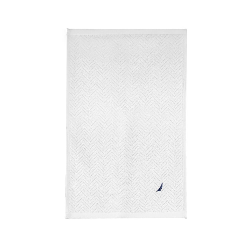 Toalla De Cara Vis Nautica 100% Algod&oacute;n 30x50cm Pieles Sensibles Blanco image number 4.0