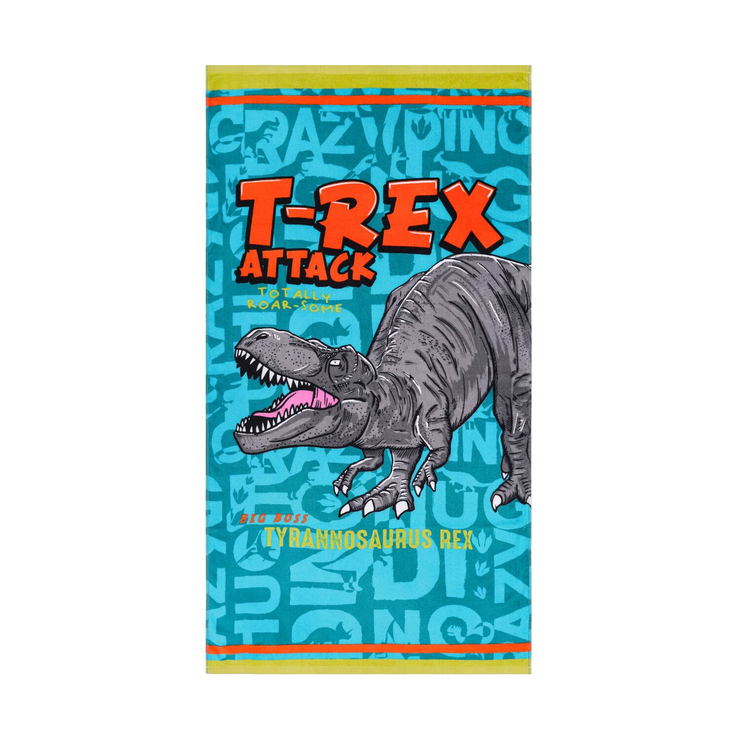 Toalla De Playa Casaideal Kids Trex 27 / 70x140 Cm image number 4.0