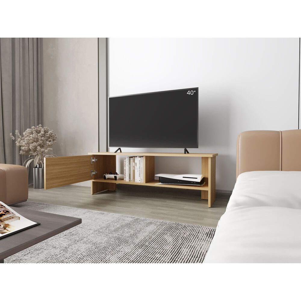 Rack Tv 65" 42,2x120,3x31,1 Cm 1 Puerta Abatible image number 5.0