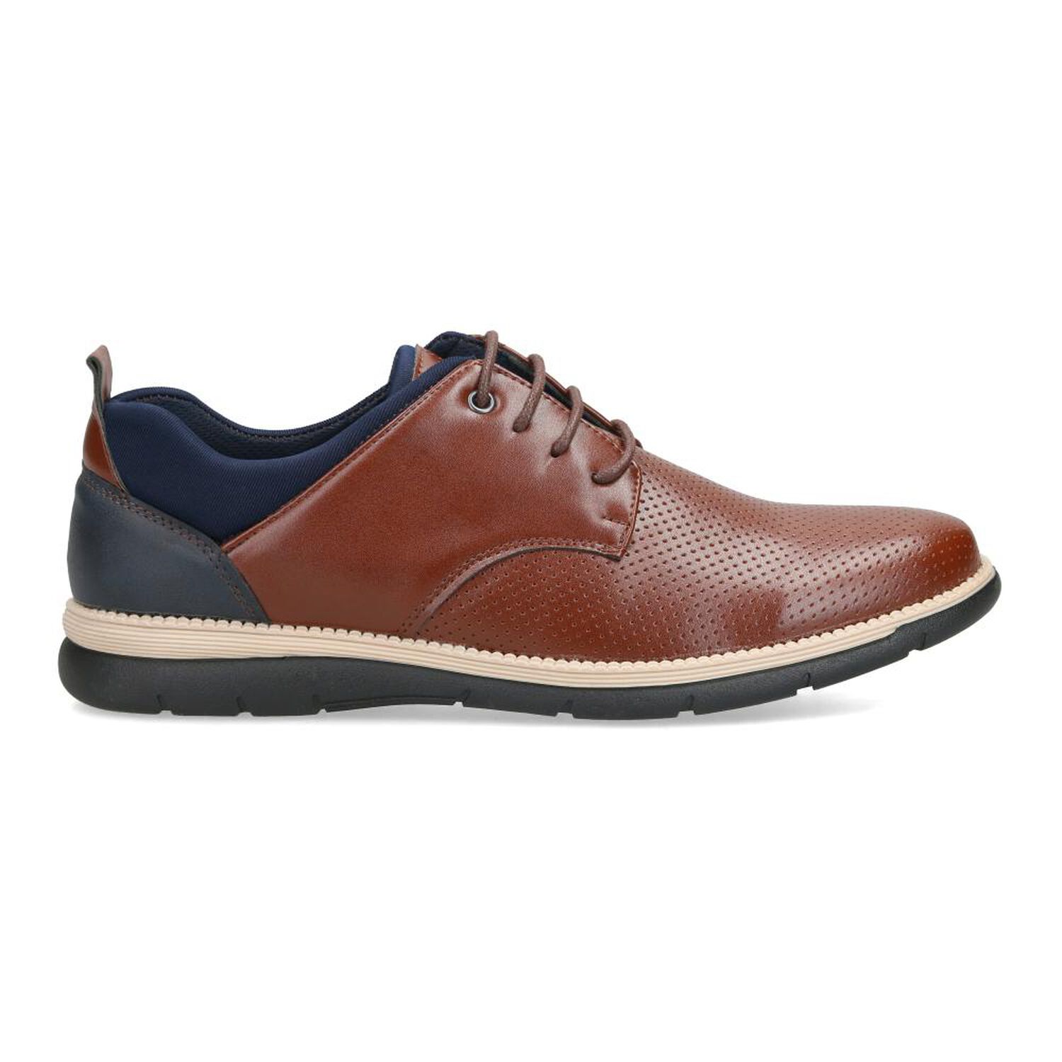 Zapato Casual Hombre Az Black Brown image number 2.0