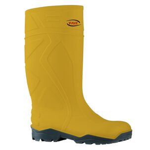 Bota Pvc 945 Punta De Acero Amarilla Para Lluvia