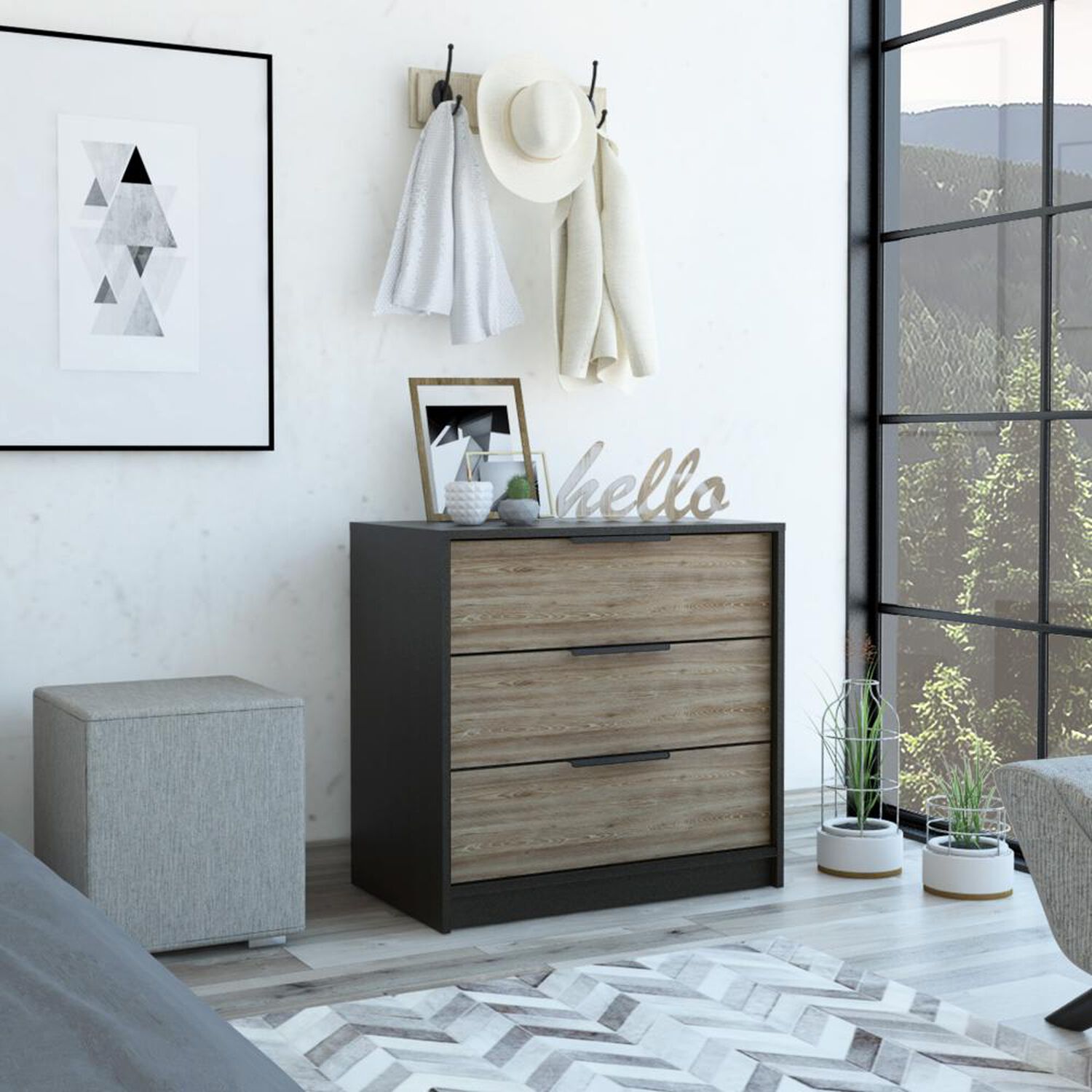 Comoda Tuhome Kaia / 3 Cajones image number 4.0