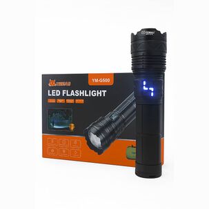 Linterna T&aacute;ctica De Seguridad | 6000 L&uacute;menes, Recargable Y Resistente