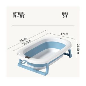 Ba&ntilde;era Plegable Temperatura Tina De Ba&ntilde;o Portatil Para Bebes