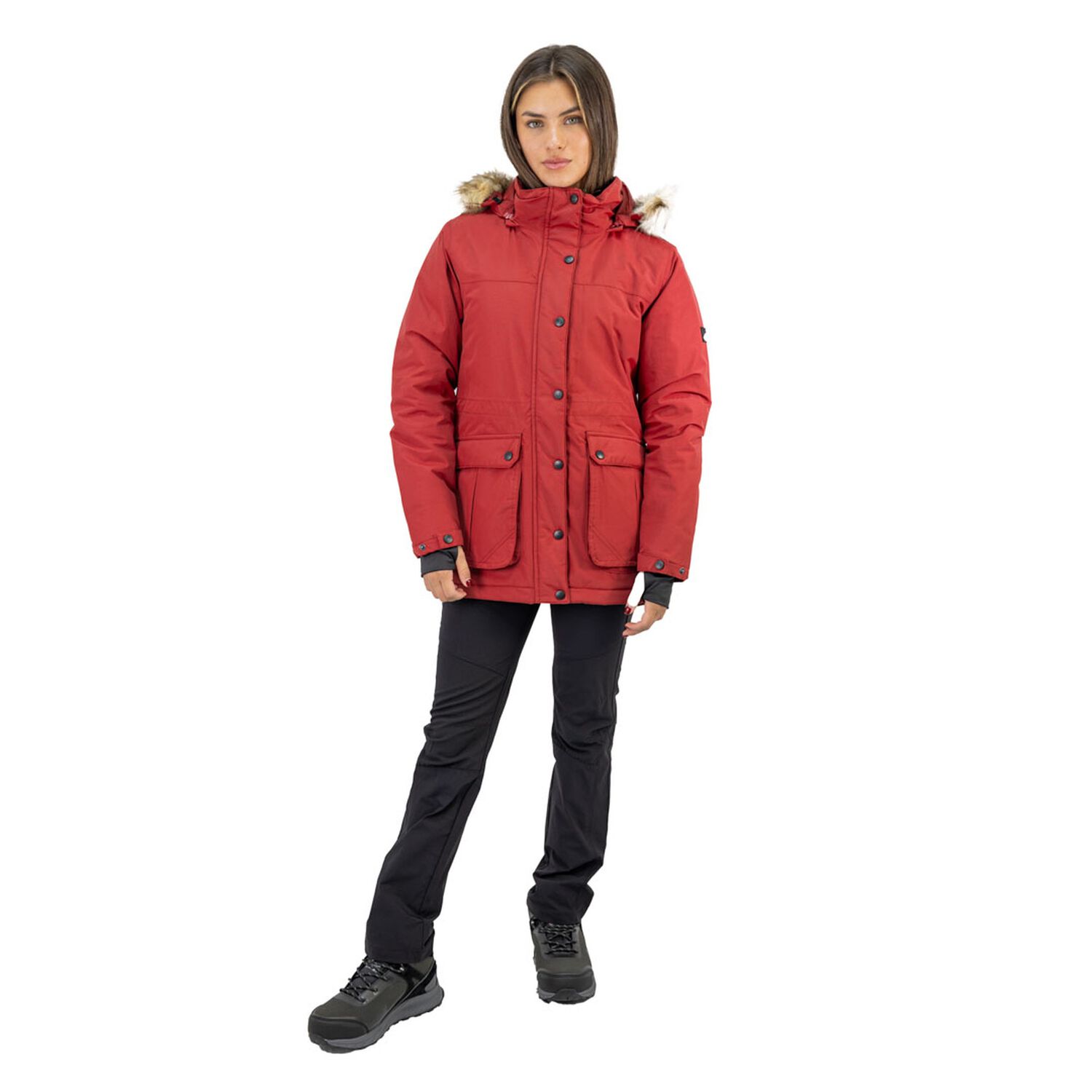 Parka Hw Kodiak Mujer Cabernet image number 4.0