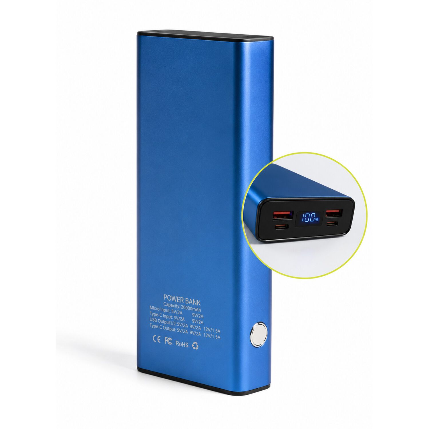 Bater&iacute;a Externa Power Bank 20000mah Carga R&aacute;pida Port&aacute;til image number 2.0