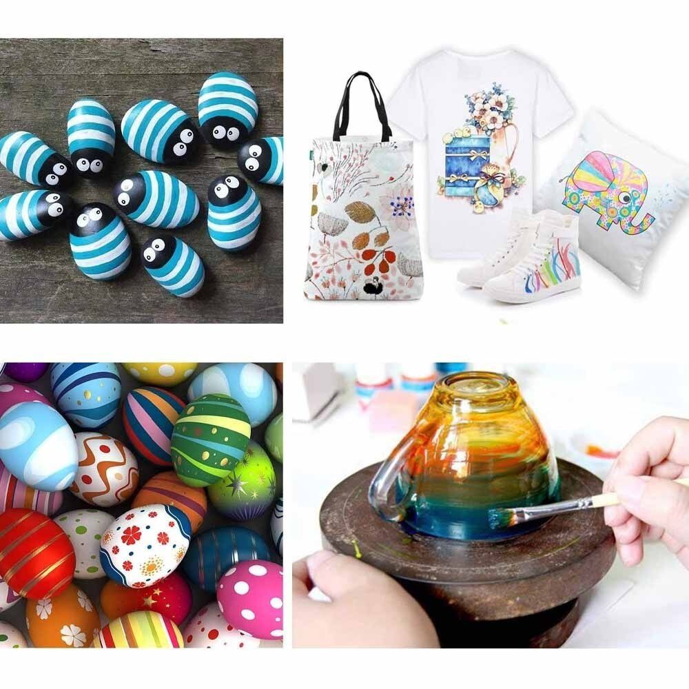 Set 24 Pinturas Acr&iacute;licas 12ml + 6 Pinceles image number 4.0