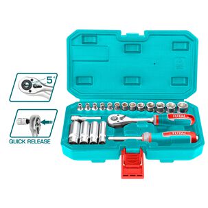 Juego Dados 20 Piezas 1/4" Total