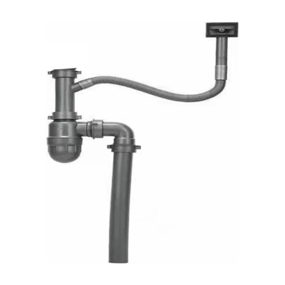 Lavaplatos Sobreponer 800x500 Izquierdo Con Desag&uuml;e Y Sif&oacute;n image number 2.0