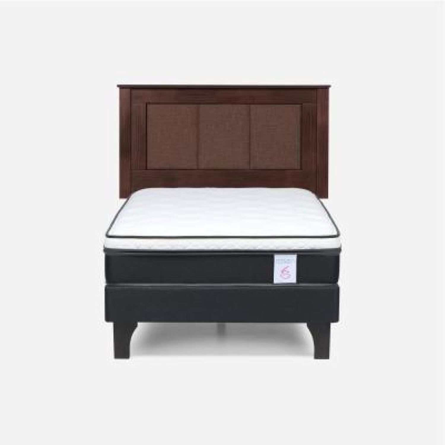 Cama Europea Rosen New Style 6 / 1.5 Plazas / Base Normal + Respaldo image number 7.0