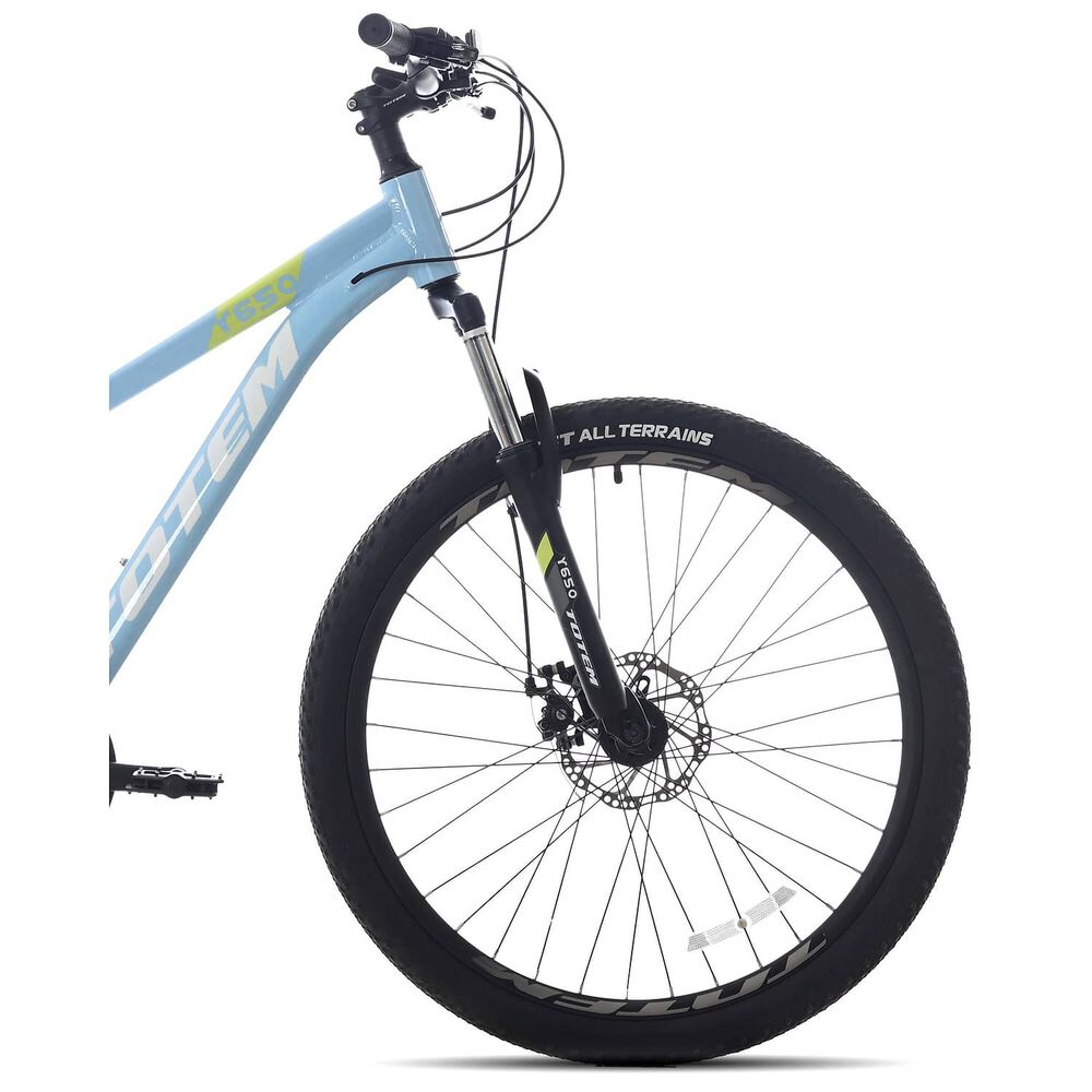 Bicicleta Totem Mtb Aro 26 Modelo Y650 Celeste Verde image number 3.0