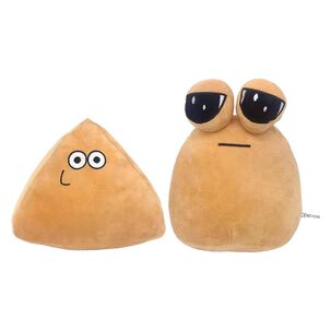 Juguete Pack 2 Peluches Mi Mascota Alien Pou 20cm Beige Infantil