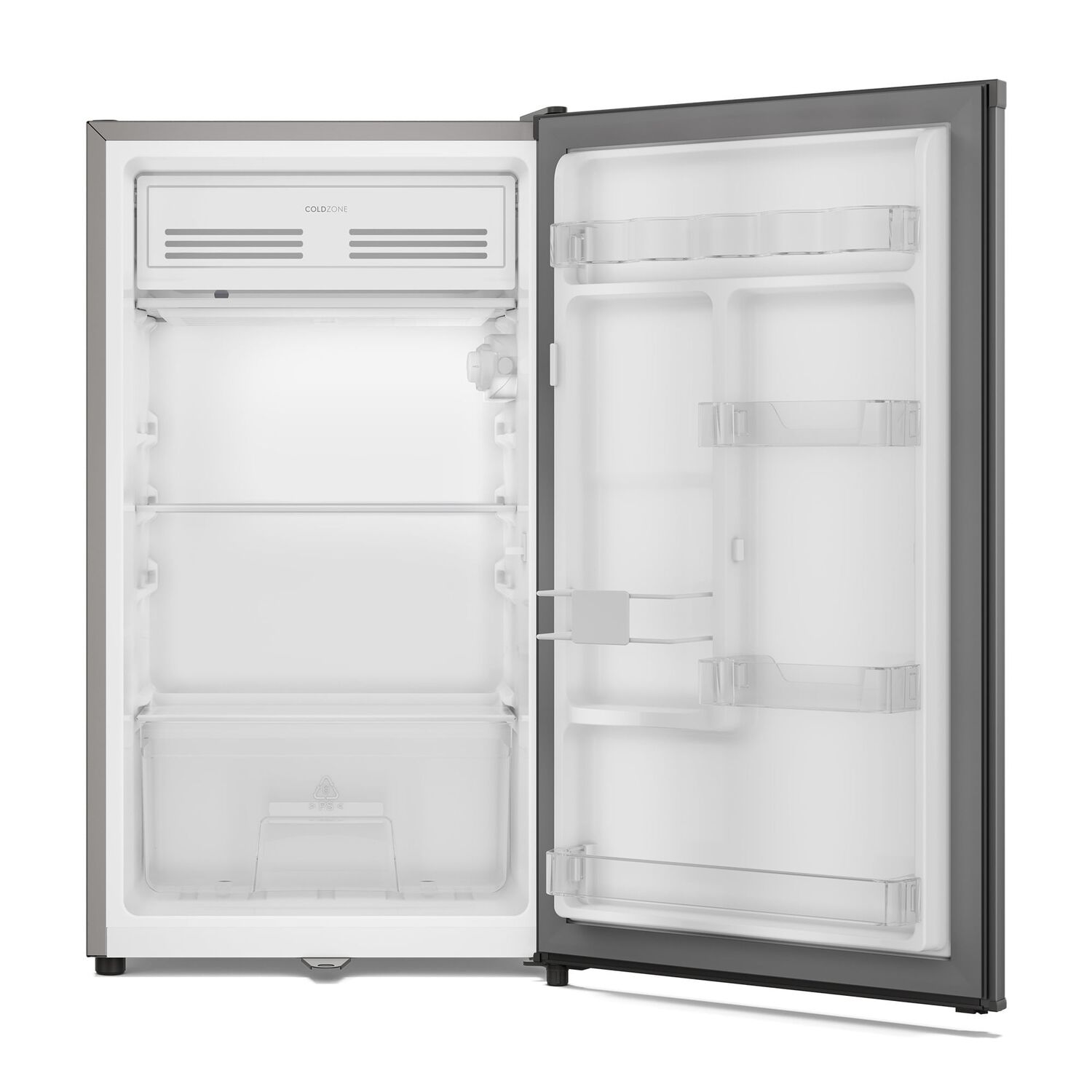 Frigobar 90l Fr&iacute;o Directo Con Llave Y Luz Led Mmb90s Silver image number 2.0