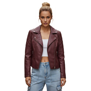 Chaqueta Ecocuero Aviadora Mujer Atenea