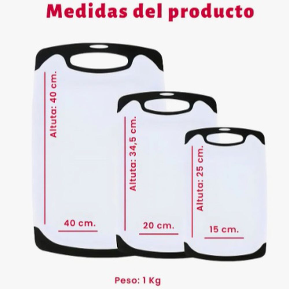 Pack De Tablas Para Cortar (3 Uni) image number 2.0