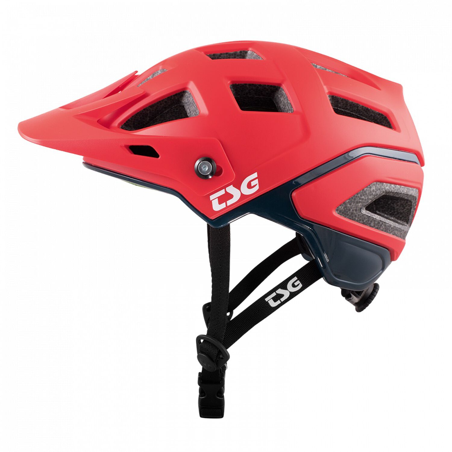 Casco Scope Solid Color Satin Red/blue L/xl Tsg image number 2.0