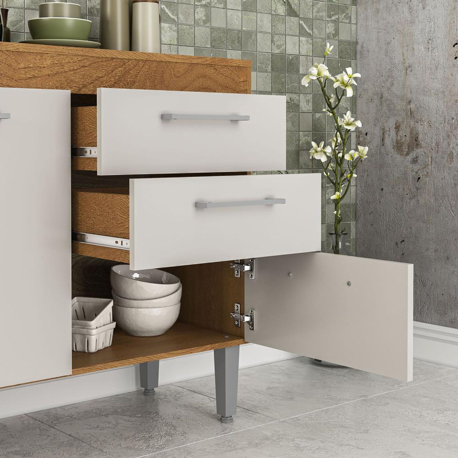 Mueble De Cocina Vekka Home Base / 3 Puertas / 2 Cajones image number 3.0