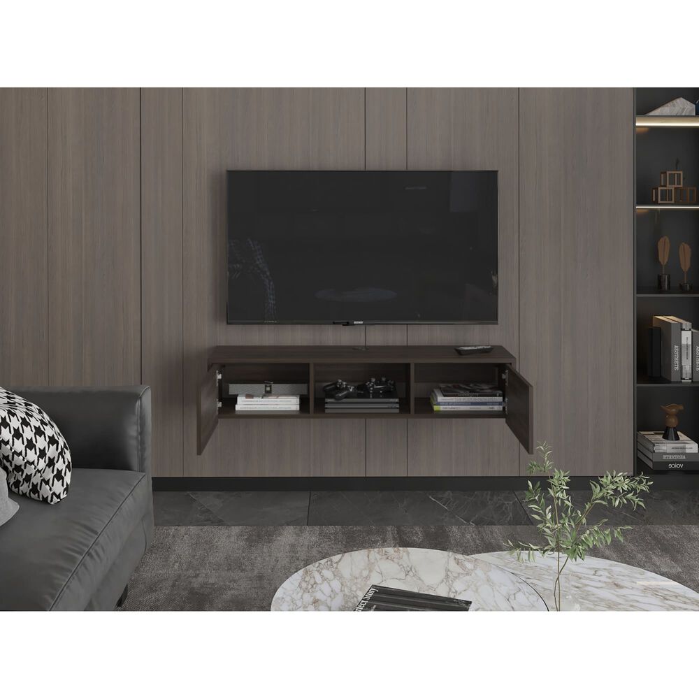 Mueble Para Tv 65" Fm 26,8x125,1x29,7 Cm Caf&eacute; Claro image number 6.0