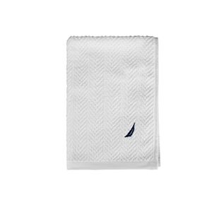 Toalla De Mano Vis Nautica 100% Algod&oacute;n Alta Calidad 30x50cm Blanca