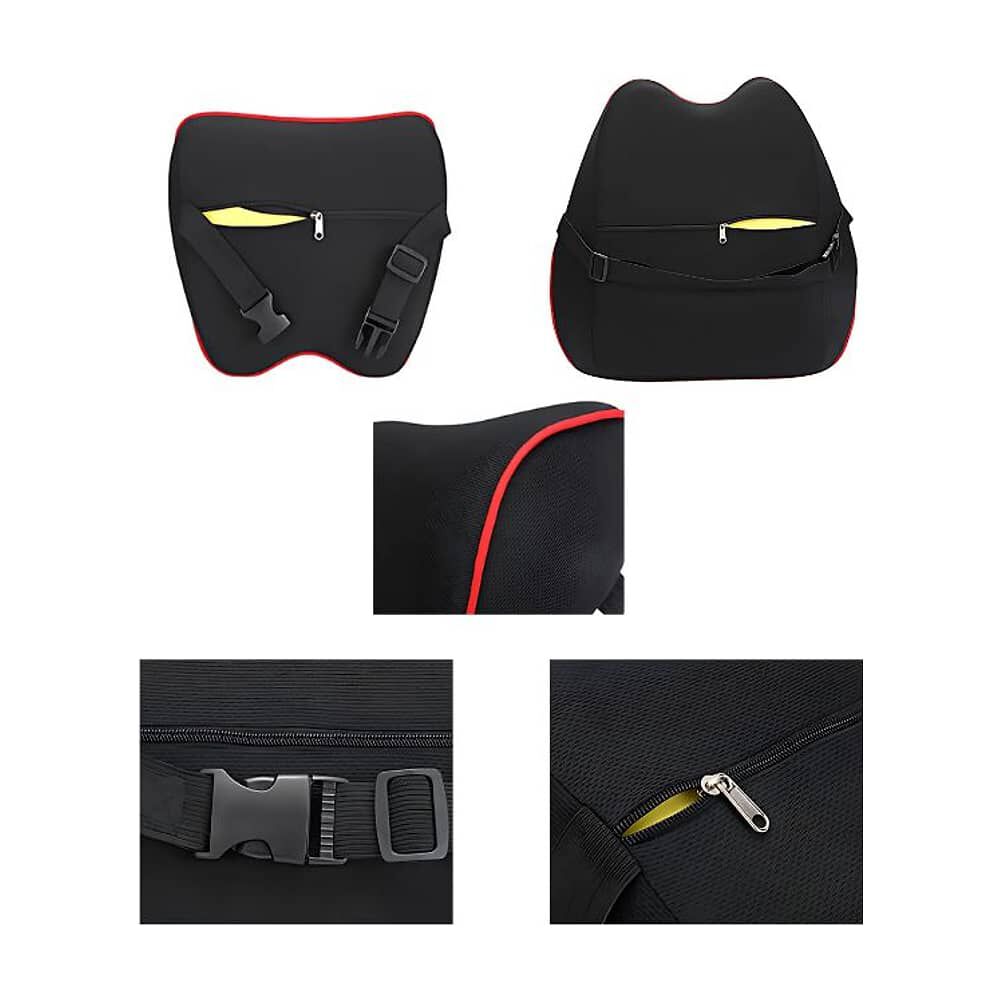 Set Coj&iacute;n De Cuello Y Respaldo Coj&iacute;n Espalda Auto image number 5.0