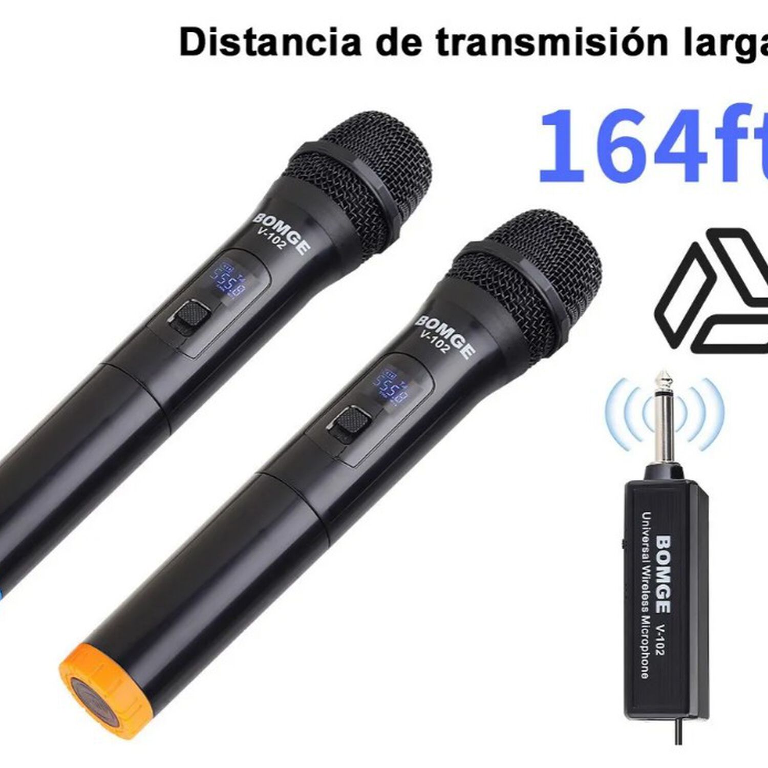 Micr&oacute;fono Inal&aacute;mbrico Con Receptor Vhf image number 1.0