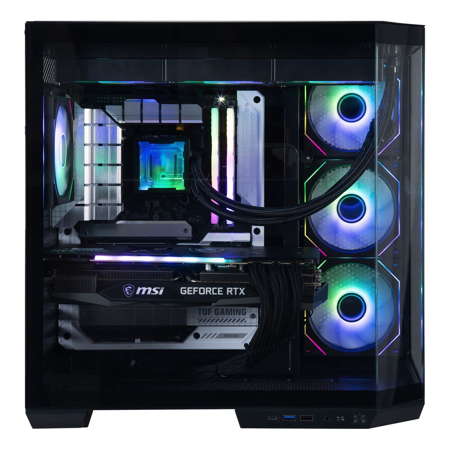 Gabinete Bitfenix/ ​​t10 E-atx / 1 Ventilador /negro image number 7.0