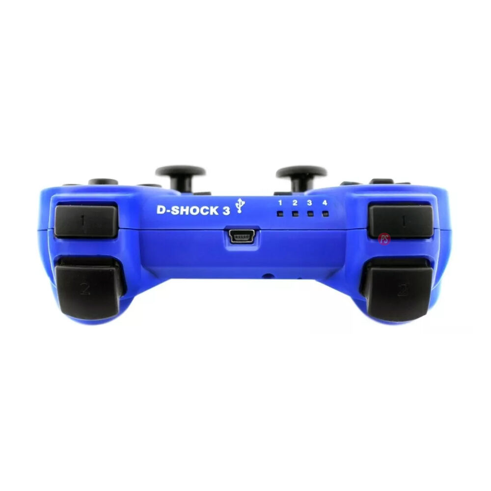 Joystick Compatible Ps3 Con Bluetooth Y Vibración Azul - Ps image number 1.0