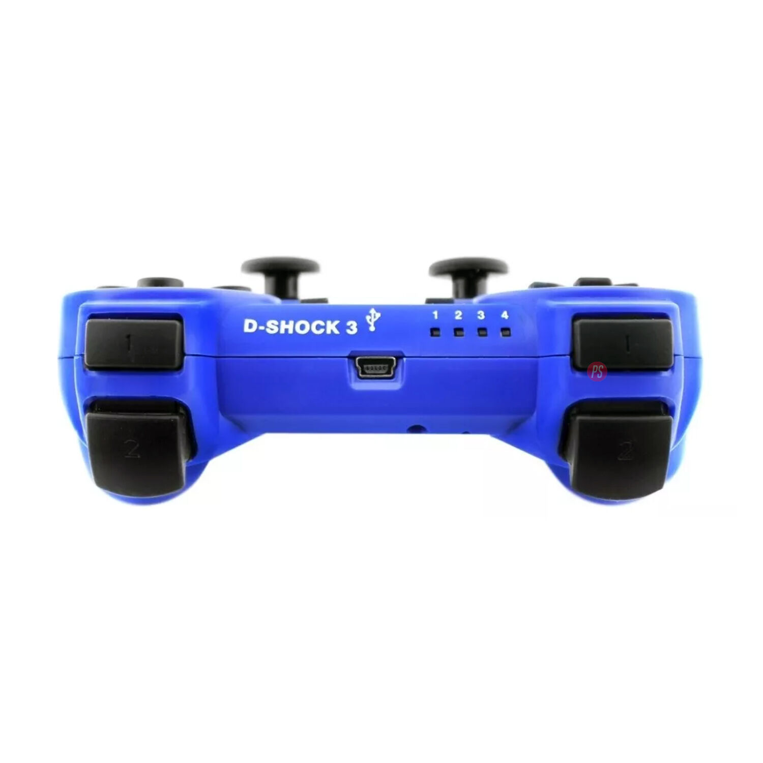 Joystick Compatible Ps3 Con Bluetooth Y Vibraci&oacute;n Azul - Ps image number 1.0