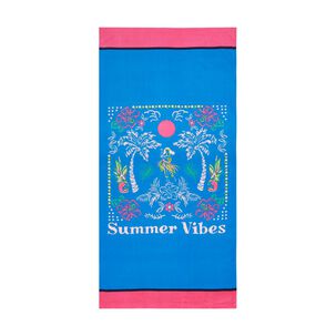 Toalla De Playa Casaideal Vibes / 75 X 150 Cm