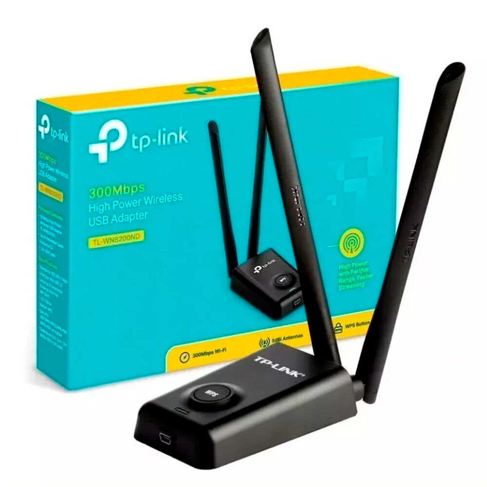 Adaptador Usb Wifi Tp-link Tl-wn8200nd Alta Potencia 300mbps image number 5.0