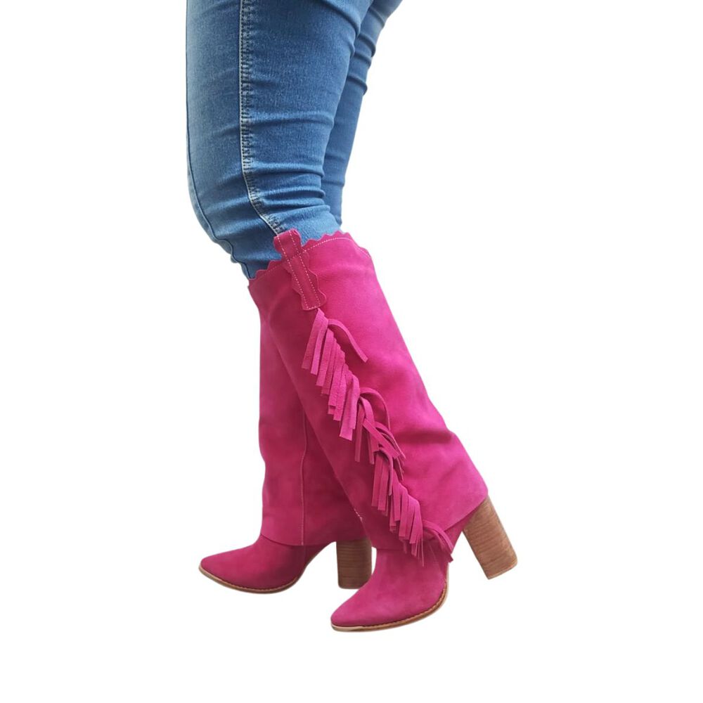 Bota Allyson Fucsia Pao Pecados image number 0.0