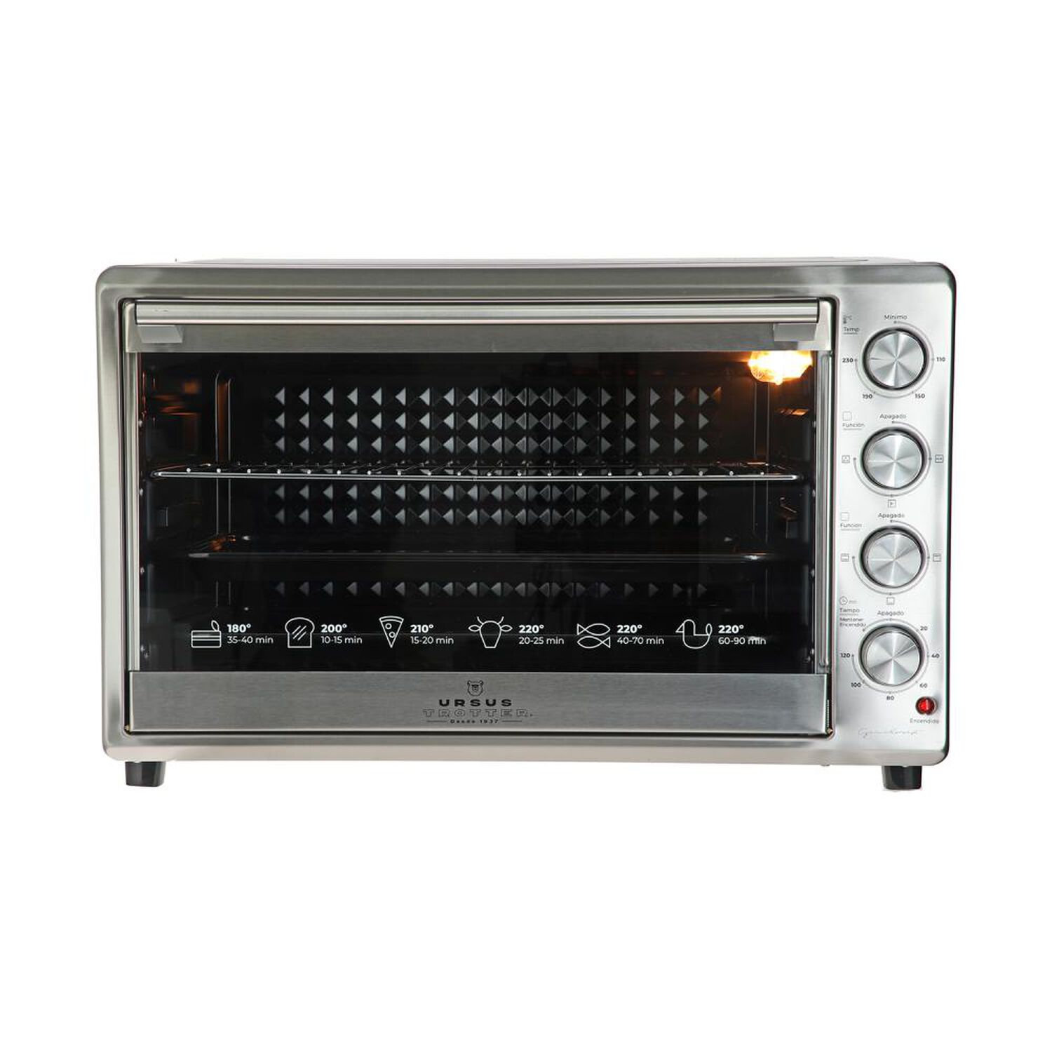 Horno El&eacute;ctrico Ursus Trotter UT-BACKOFEN PRO-I 100L / 100 Litros / 2700W image number 4.0