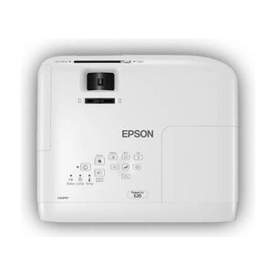 Epson Powerlite E20, Proyector Para Salas De Clases, 3lcd, Xga, 3400 L&uacute;menes (blanco Y Color) (v11h981020).