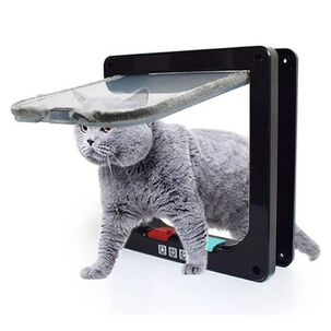 Puerta Silenciosa Con Solapa Gato Para Interior Exterior